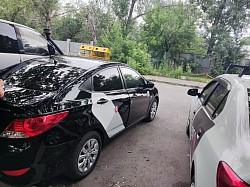 Хюндай Аксент чёрный